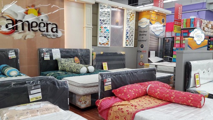 Transmart dan Carrefour Kenalkan Matras Vacuum di Gelaran Home Fair
