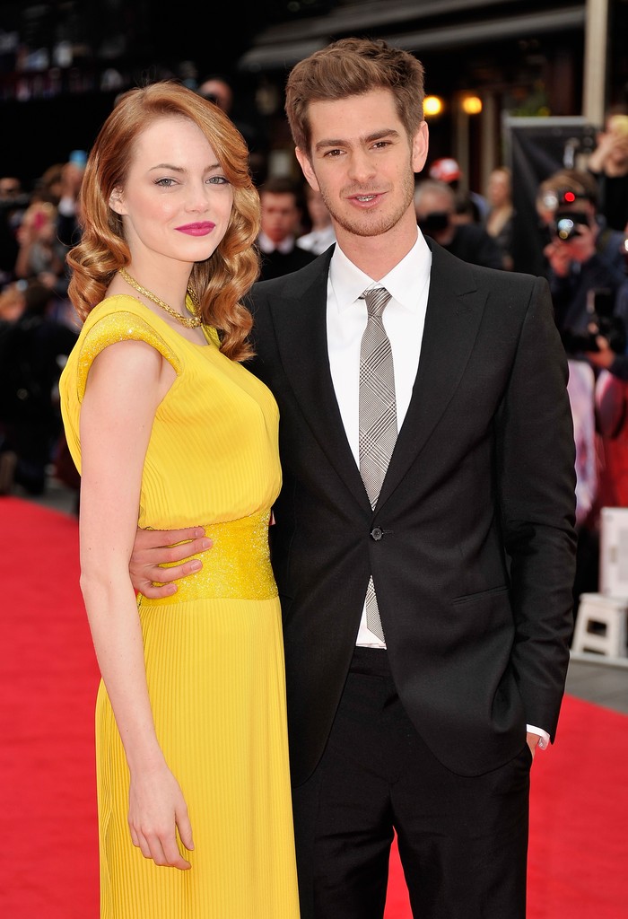 MADRID, SPAIN - JUNE 21:  Actor Andrew Garfield and actress Emma Stone attend 