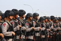 Polres Bogor Gelar Apel Pengamanan Rute Perjalanan Raja Salman