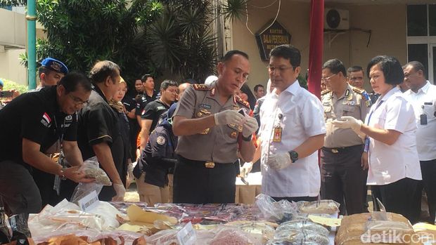 Polda Metro Musnahkan Narkoba Hasil Operasi 2 Bulan