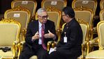 Menteri dan Petinggi Parpol Hadiri Pidato Raja Salman