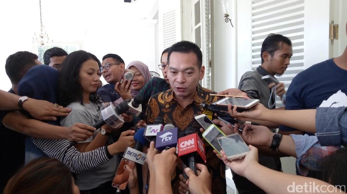 Wasekjen PKB Daniel Johan temui Ahok di Balai Kota