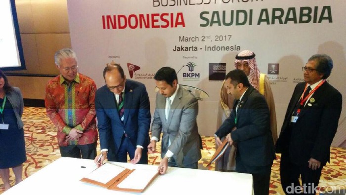 Raja Salman Datang, Pengusaha RI-Arab Saudi Tukar Info Peluang Usaha