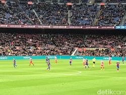 Aksi Barca Melumat Sporting Gijon dari Oppo F1s