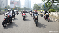 Event ini juga memperlihatkan eksistensi komunitas Moto Guzzi kepada publik penggemar roda dua di nusantara. Foto: Piaggio Indonesia