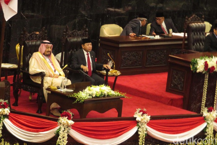 Pidato di DPR, Raja Salman: Terima Kasih atas Sambutan Luar Biasa