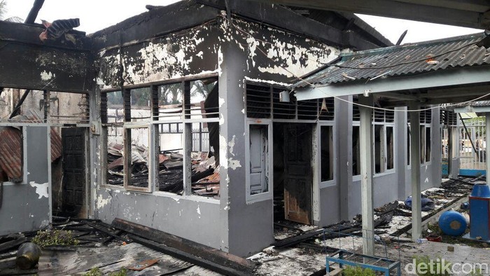 Begini Penampakan Lapas Jambi yang Dibakar Napi