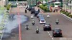 Iring-iringan Raja Salman Menuju Masjid Istiqlal