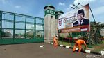 Spanduk Penyambutan Raja Salman di DPR