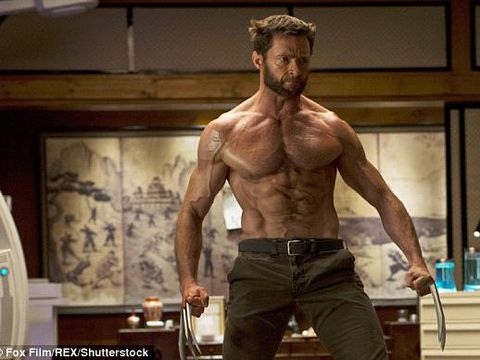 hugh jackman rayakan selesainya diet wolverine