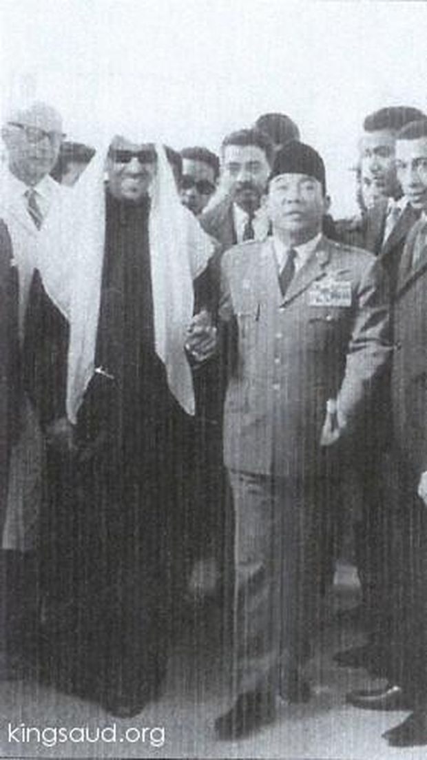 Pertemuan antara Sukarno dengan Raja Saud pada 4 Juni 1963 di Wina, Austria. 