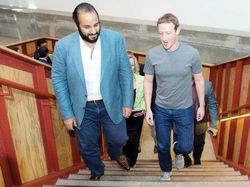 Keakraban Pangeran Arab dengan Zuckerberg