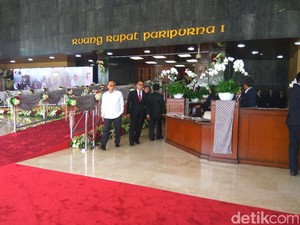 Raja Salman akan Pidato di DPR, Tamu Mulai Berdatangan