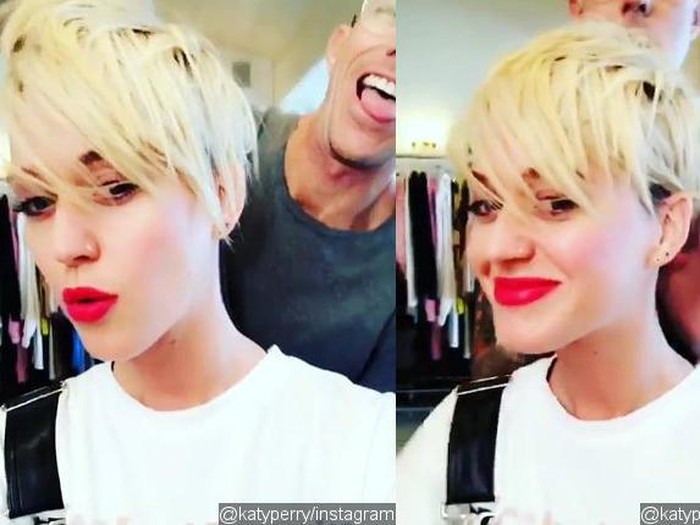 Terinspirasi Michelle Williams, Katy Perry Kini Berambut Pendek