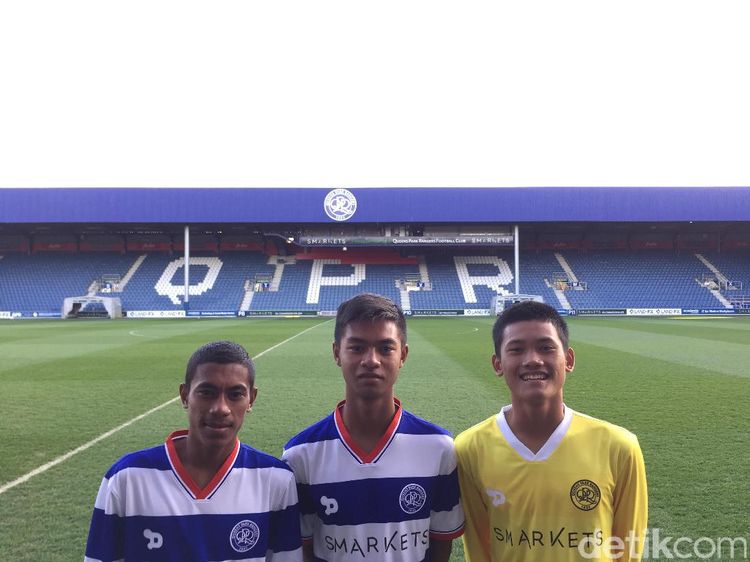 Tiga Anak Indonesia Berlatih di Markas QPR