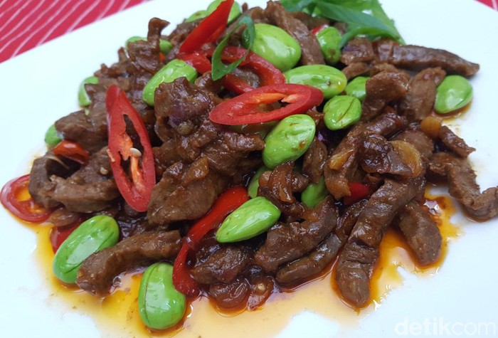 Video Resep Pete Oseng Daging Yang Pedas Gurih
