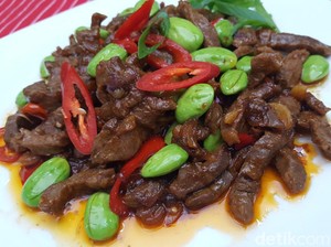 Menu Harian Ramadhan ke-28: Nikmatnya Oseng Daging Pete dan Krengsengan