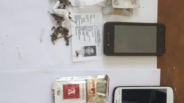 Barang bukti yang diamankan.