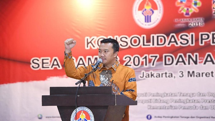 Asian Games 2018 Makin Dekat, Menpora Imbau Stake Holder Olahraga Lebih Solid