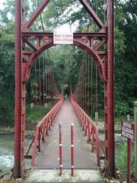  Jembatan merah (Bonauli/detikTravel)