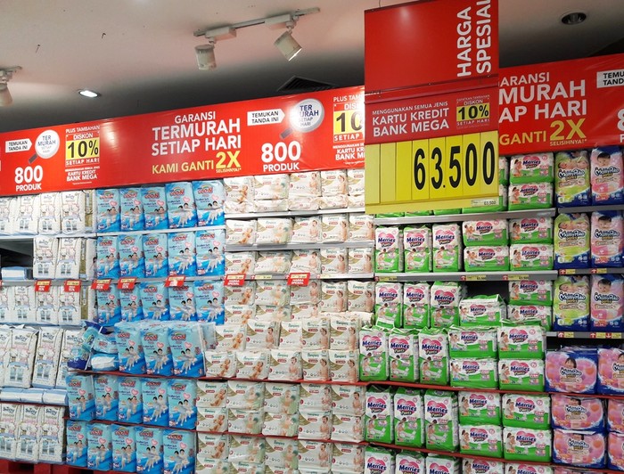 Popok dan Promo Akhir Pekan Transmart dan Carrefour
