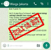 Pesan Berantai Kolong Dekat Citos Rawan Perampokan