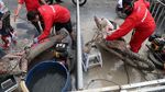 Selimut Lumpur Motor Pebalap MXGP Dibersihkan