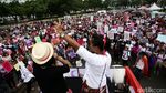 Aksi Womens March di Depan Istana Merdeka