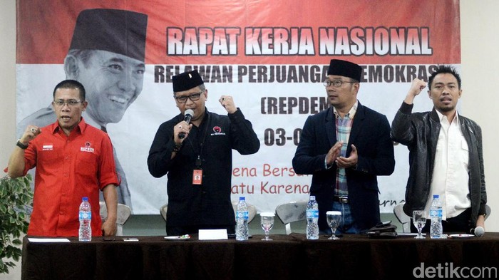 Rakernas Relawan Perjuangan Demokrasi (Repdem) telah usai, Sabtu (4/3/2017). Penutupan dilakukan oleh Sekjen DPP PDIP Hasto Kristiyanto.