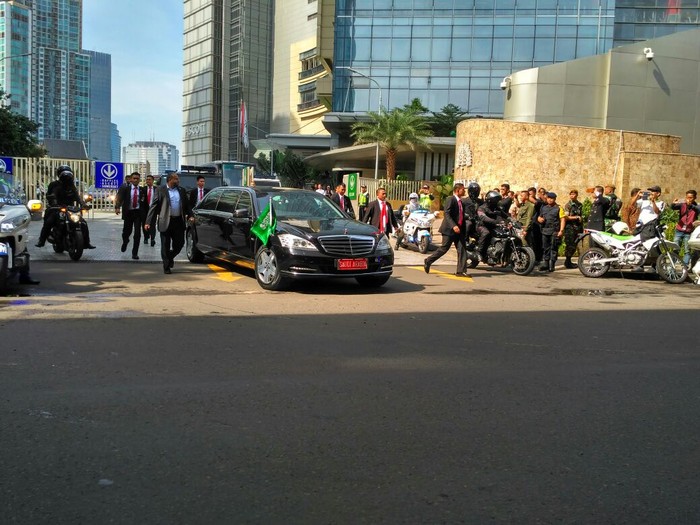 Bertolak dari Hotel Raffles, Raja Salman Menuju Halim