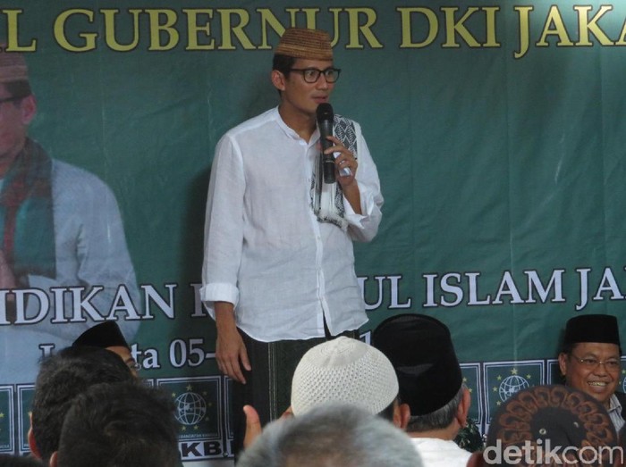 Akan Bertemu Petinggi Perindo, Sandi: Program Ekonominya Cocok