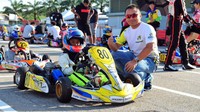 Aditya start dari posisi 4. Namun berkat kegigihannya akhirnya satu demi satu pegokart di depannya berhasil diovertake dengan mulus.