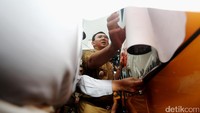 Gubernur DKI Jakarta Basuki Tjahaja Purnama (Ahok) meluncurkan program Polwanku, Sahabatku, Senin (6/3/2017).