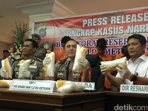 Polisi Tangkap Sindikat Narkoba Jaringan Taiwan, 2 Orang Ditembak