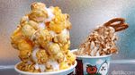 Nyam! Lembutnya Es Krim dengan Taburan Popcorn Renyah