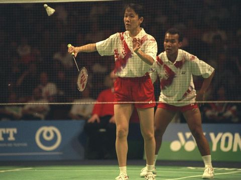 Tri Kusharjanto/Minarti Timur saat tampil dalam All England 1997