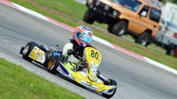 Pegokart cilik Indonesia itu finish pertama dalam balapan 16 putaran tersebut.