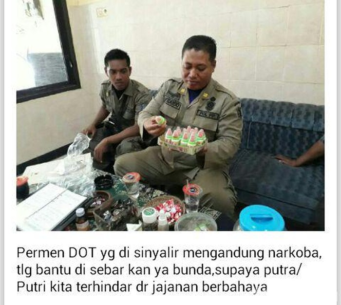 Satpol PP Surabaya Temukan Siswa SD yang Pusing Usai Makan Permen
