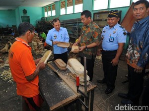 Kerajinan Tangan Warga Lapas Banyuwangi Dikirim ke Korea Selatan