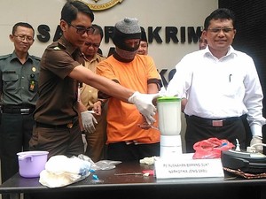 Polres Tangerang Musnahkan Sabu Senilai Rp 500 juta