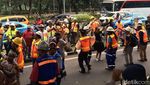 Ratusan Karyawan Freeport Demo di Monas