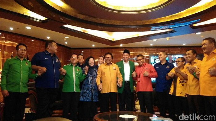 Konsolidasi, Parpol Pendukung Ahok-Djarot Tegaskan Solid