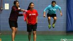 Serunya Latihan Pasukan Merah Putih di All England Terbuka