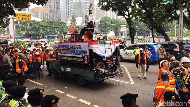 Berpotensi Bentrok dengan Karyawan Freeport, Demo Anti Freeport Bubar