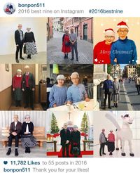 Suka Pakai Baju Kembar, Nenek-Kakek Stylish Ini Viral di 
