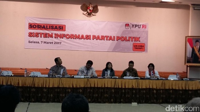 Siapkan Pemilu 2019, KPU Gelar Sosialisasi Sistem Informasi Parpol