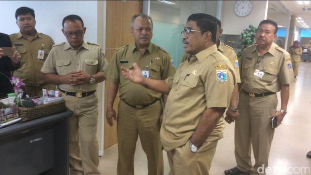  Plt Gubernur DKI Jakarta Sumarsono di Balai Kota, Selasa (7/3/2017)