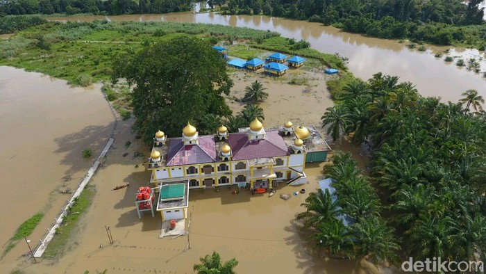 5 Desa di Rohul Riau Banjir, Sejumlah Sekolah Diliburkan