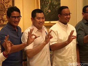 Bertemu HT, Anies-Sandi Dapat Dukungan Perindo di Putaran 2