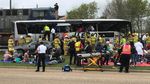 Kereta Tabrak Bus di AS, 4 Orang Tewas